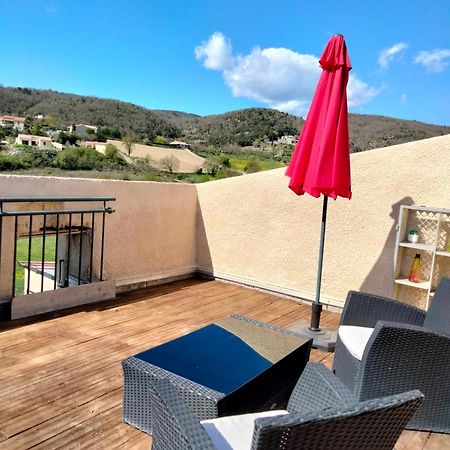 Chambre D'Hotes La Terrasse De Sabatas Chomérac Exterior foto